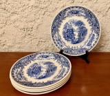 5 FARFURII INTINSE DIN PORTELAN ENGLEZESC- CAMBRIDGE OLD ENGLAND D24CM