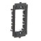 Suport pentru sistemul de rame Gewiss System GW24201-1PG, 3 module