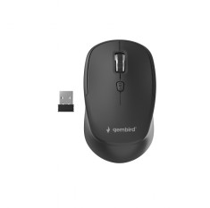 MOUSE GEMBIRD, PC sau NB, wireless, 2.4GHz, optic, 1600 dpi, butoane/scroll 4/1, , negru, &quot;MUSW-4B-05&quot; (timbru verde 0.18 lei)