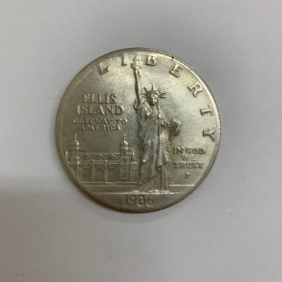 (5) Moneda 1 DOLAR - 1986 - SUA - REPLICA - KM 214 foto