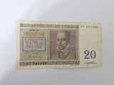 Belgia 20 Francs 1950