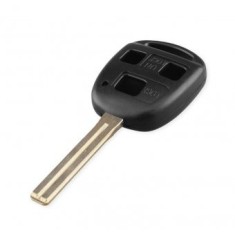 Carcasa cheie Topautochei&reg; pentru Toyota Camry Rav4 Corolla Yaris Land Cruiser Lexus RX300 ES300 LS400 GX, lamela 46mm, 3 butoane
