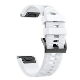 Cumpara ieftin Curea silicon compatibila Garmin Forerunner 265, Alb