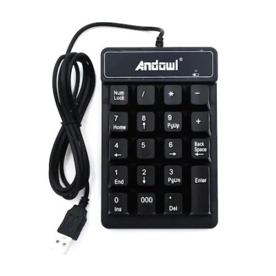 Tastatura Numerica USB, Negru foto