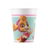 Set 10 pahare PAW PATROL Skye&amp;Everest 200 ml