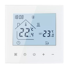Termostat pentru incalzirea termica pe gaz BeOk TDR89-WPB SmartElectro IntelligentHouse