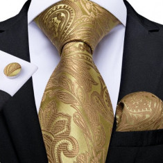 Set cravata + batista + butoni - matase -- model 773