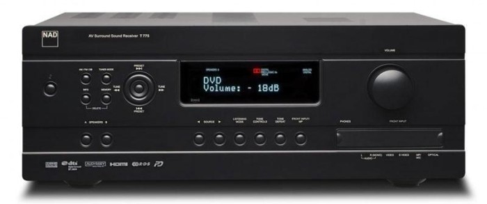 Amplificator / Statie NAD T 775 HD 2, receiver A/V surround 7.1 canale 3D ready Amplificator / Statie NAD T 775 HD 2, receiver A/V surround 7.1 canale 3D ready