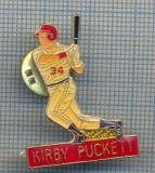 AX 368 INSIGNA SPORTIVA -KIRBY PUCKETT-JUCATOR DE BASEBALL PROFESIONIST AMERICAN