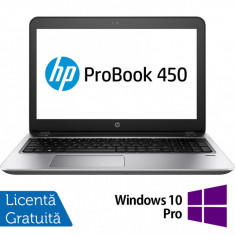 Laptop Refurbished HP ProBook 450 G4, Intel Core i5-7200U 2.50GHz, 8GB DDR4, 256GB SSD, DVD-RW, 15.6 Inch Full HD, Tastatura Numerica, Webcam + Window