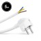 Cablu de retea montabil, de 5 metri - 3 x 1,5 mm&sup2; - alb Best CarHome