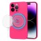 Husa silicon iPhone 14 Pro Max Techsuit SoftFlex MagSafe, fucsia