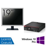 Pachet Calculator Fujitsu Esprimo D756 Desktop, Intel Core i5-6500 3.20GHz, 8GB DDR4, 500GB SATA, DVD-ROM + Monitor 19 Inch + Windows 10 Pro NewTechno, Fujitsu Siemens