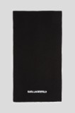 Karl Lagerfeld fular K/ESSENTIAL culoarea negru, A3W33144