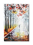 Cumpara ieftin Tablou stilizat pictat manual, Pe drumul meu, 60x40cm ulei pe panza, Magistral