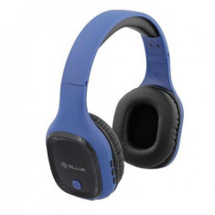 Casti Stereo Tellur Pulse, Bluetooth , Microfon (Albastru)