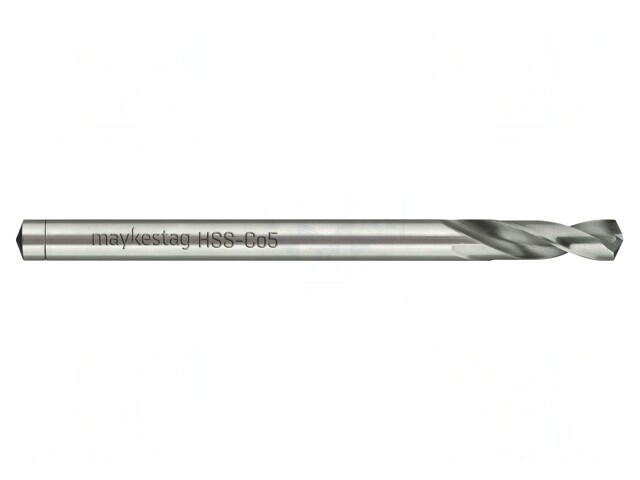 Burghiu Metal 4.5mm 80mm Oțel Rapid Cobalt HSS-E
