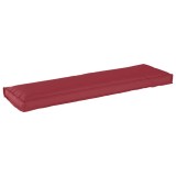 Cumpara ieftin Pernă pentru palet de bancă Bordo 140 x 40 x 8 cm, din material Oxford