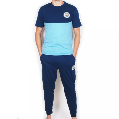 Manchester City pijamale de bărbați long navy - M foto