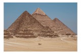 Tablou Canvas Piramide Deșert Egiptean Antichitate Monumente, 39 x 26 cm, CMCLASS