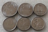 P1. Brazilia lot 10 centavos 1994 + 20 1975 + 50 1976 + 5 cruzeiros 1990 1991 +10 1991 aUNC / UNC **