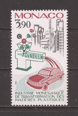 Monaco 1986 - Industria materialelor plastice, MNH foto
