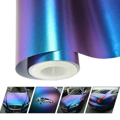 Folie auto Cameleon Albastru/Violet pentru colantare integrala, Termoplastica, foto
