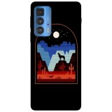 Husa compatibila cu Motorola G50 model Moon howler, Silicon, TPU, Viceversa, Transparent, Carcasa