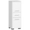 Dulap baie, placa laminata, 1 sertar, 3 rafturi, 2 usi, alb, 30x30x85 cm