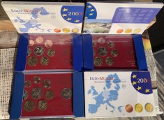 3 Seturi monede Euro Germania 2002 F 2003 A 2006 G - Proof