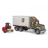 Cumpara ieftin BRUDER - CAMION UPS MACK GRANITE CU STIVUITOR