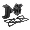 Suport telefon pentru bicicleta, cu elastic, rotire 360 grade, 109559