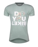 Tricou ciclism Force Bike, gri/verde, XS Ultimate FactoryBikes