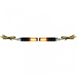 Semnalizator LED Mini pentru motocicleta, cu surub, negru, fumuriu, universal, cu E-Mark Performance AutoTuning