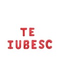 Set baloane folie TE IUBESC rosu