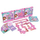 Set 3 jocuri Gabbys Dollhouse, Jumbo Cards, Pop-Up, Domino, Gabby&#039;s Dollhouse