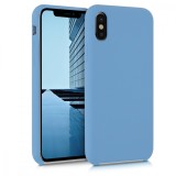 Husa pentru Apple iPhone X / iPhone XS, Silicon, Albastru, 42495.188, Carcasa, Kwmobile