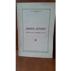 Santa Cetate - D. Popovici extras din revista Atheneum