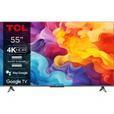 Televizor TCL LED 55V6B, 139 cm, 4K, Google TV, Amazon Alexa, Clasa E, 2024