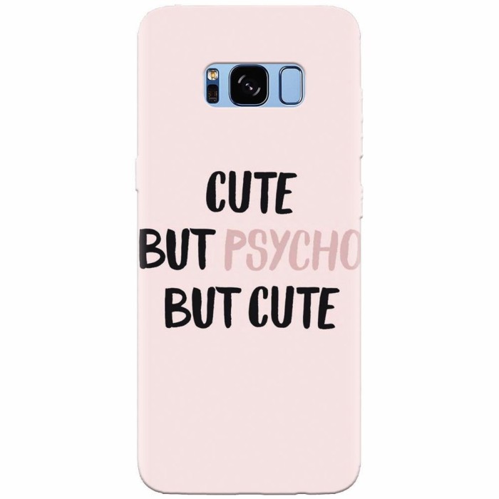 Husa silicon pentru Samsung S8 Plus, Cute But Psycho