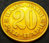 Cumpara ieftin Moneda 20 PARA - RSF YUGOSLAVIA, anul 1975 * cod 2081 A, Europa