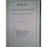 Biblia sau Sfanta Scriptura a vechiului si noului testament cu trimiteri