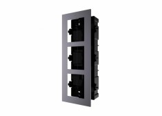 Panou frontal pentru 3 module videointerfon modular Hikvision DS-KD-ACF3;
