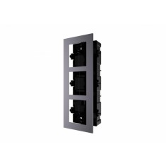 Panou frontal pentru 3 module videointerfon modular Hikvision DS-KD-ACF3;