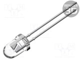 LED verde 5mm 60&deg; convex 12-13,6V OPTOSUPPLY THT 20mA