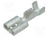Terminal tip plat, pentru surub {{Orificiu pentru &amp;amp;#351;urub}}, TE Connectivity - 2-160256-2 foto