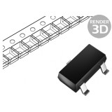 Tranzistor P-MOSFET Unipolar -60V -0,05A SOT23-3