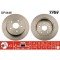 Set discuri frana Toyota Corolla Verso (Zer , 1.6 (ZNR10_), 1.8 (ZNR11_), 2.0 D-4D (CUR10_), 2.2 D-4D (AUR10_), punte spate, 290x10, plin, TRW