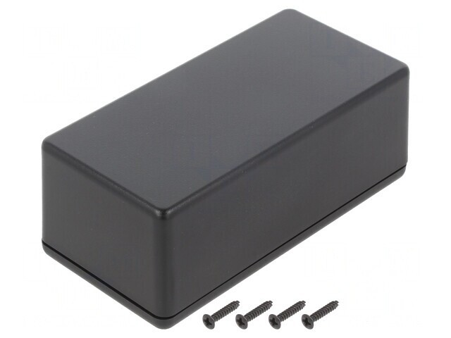 Carcasă universală neagră ABS IP40 65x130x50mm
