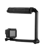 Cumpara ieftin Dispozitiv multifunctional TELESIN pentru GoPro Hero 13,12,11,10,9,8, functii: gimbal, selfie stick, maner apa, lungime maxima: 60 cm